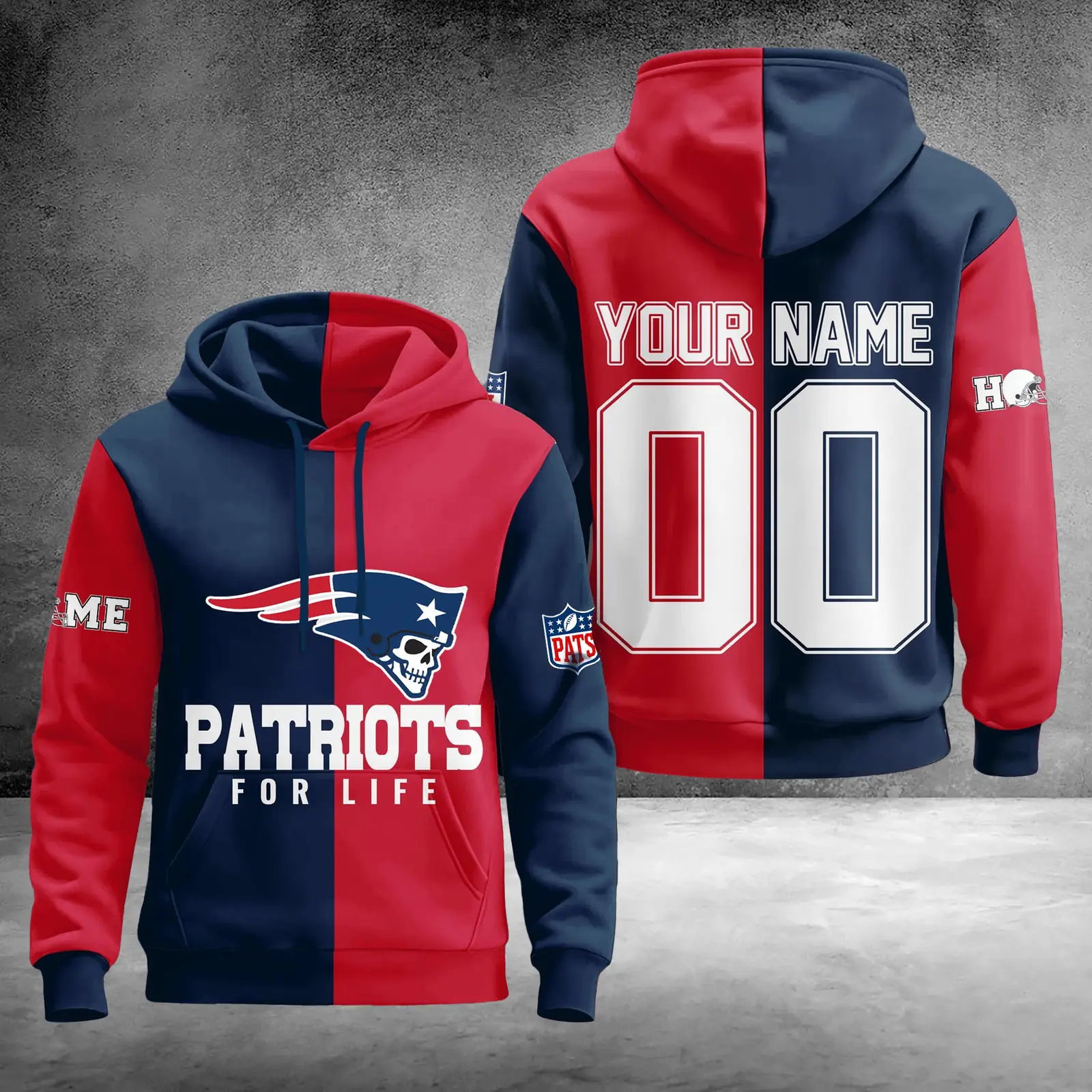 Custom Patriots Champions Hoodie Patriots For Life Apparel For Final Round Fans