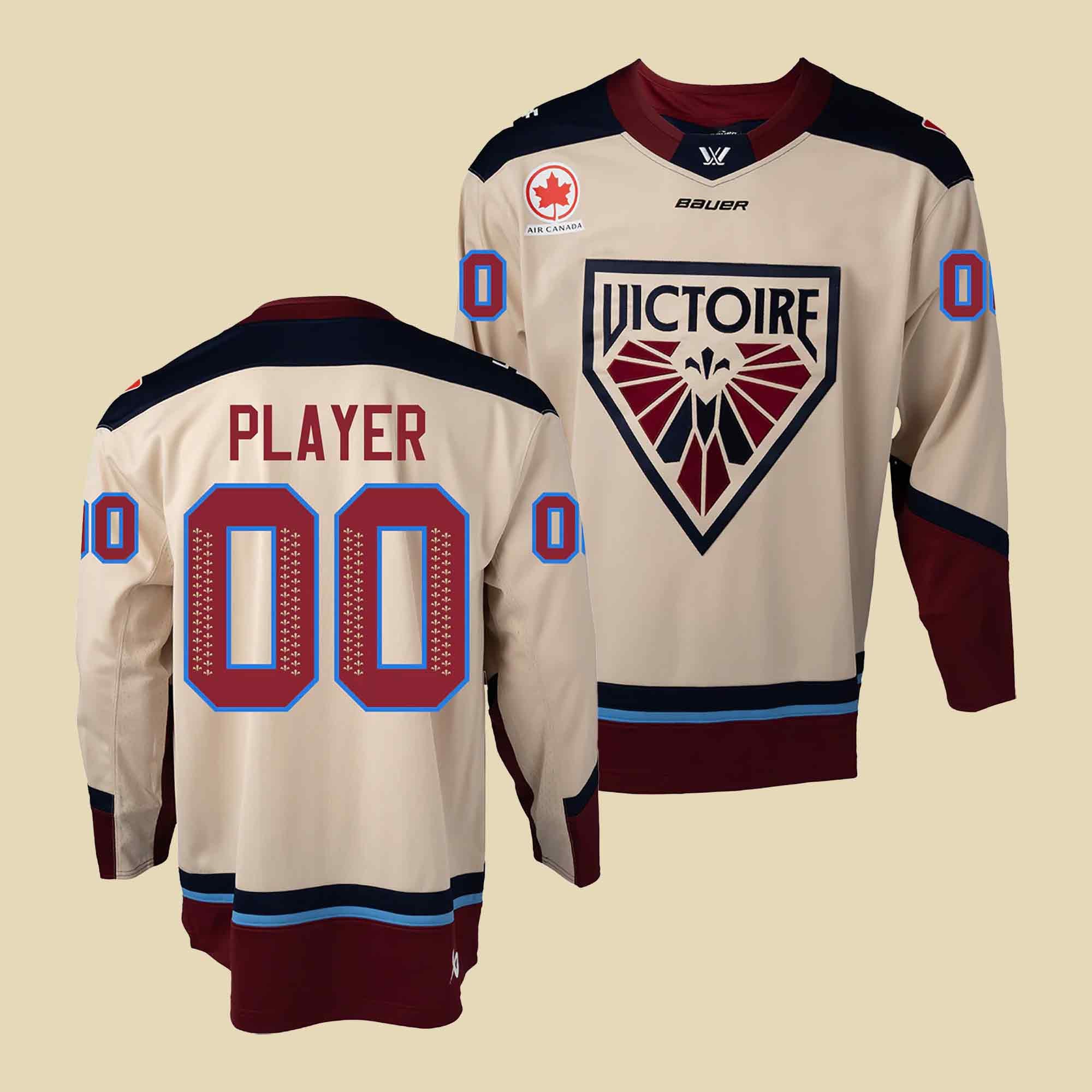 Custom PWHL Merch Montreal Victoire Player Roster Bauer Jersey Name Number Hockey Fans Gift