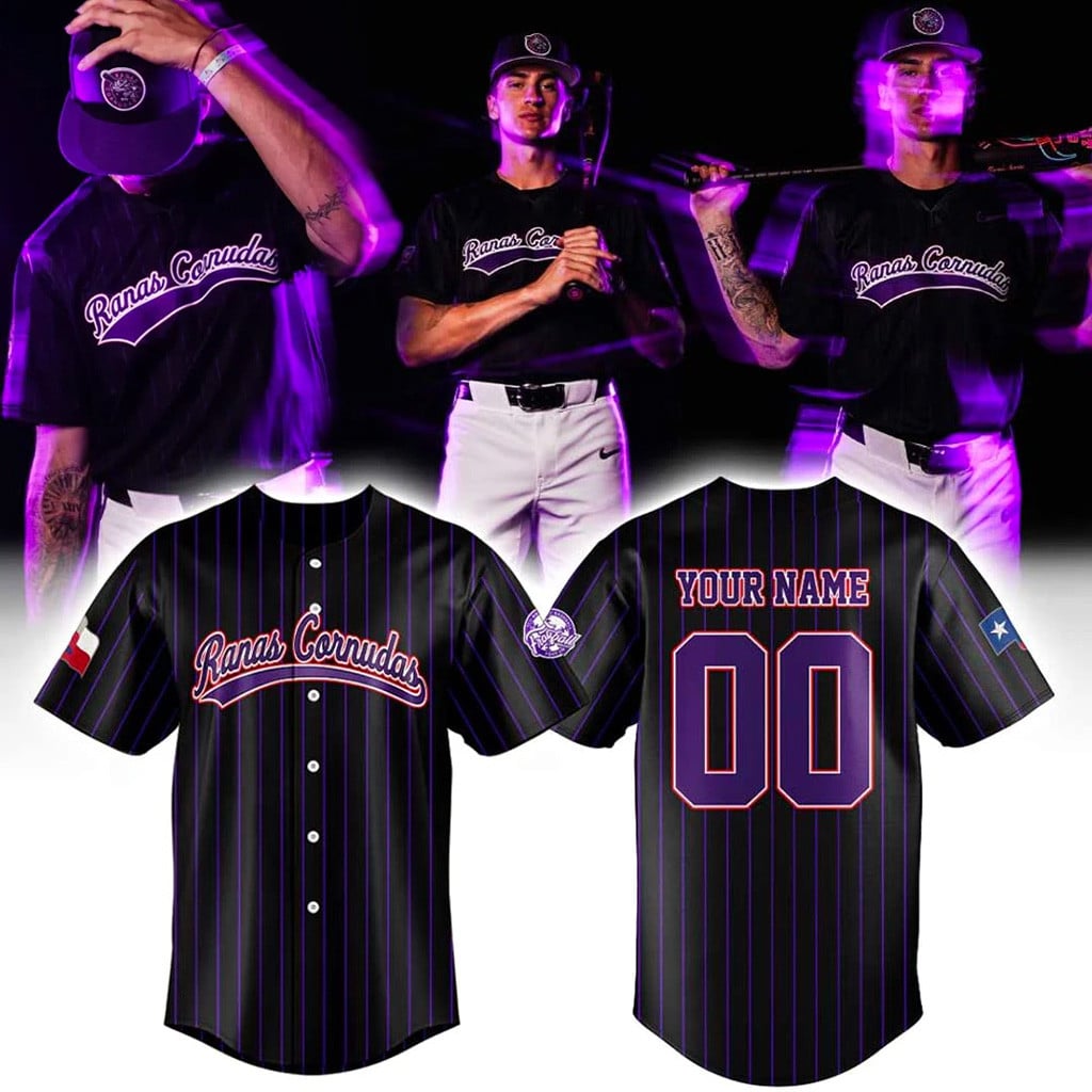 Custom TCU Horned Frogs x Ranas Cornudas 2026 Jersey TCU Horned Frogs Merch Baseball Fan Gifts