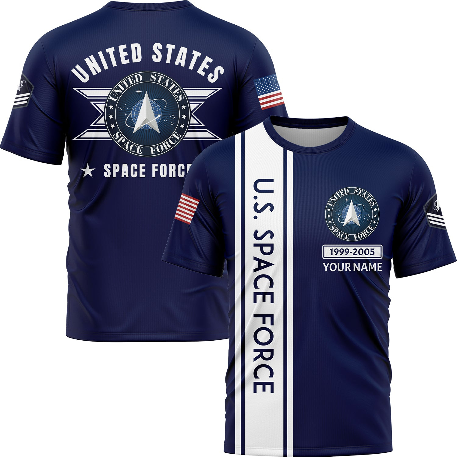 Custom U.S Space Force Military T-Shirt America 250Th Anniversary Patriotic Clothes Gift Ideas