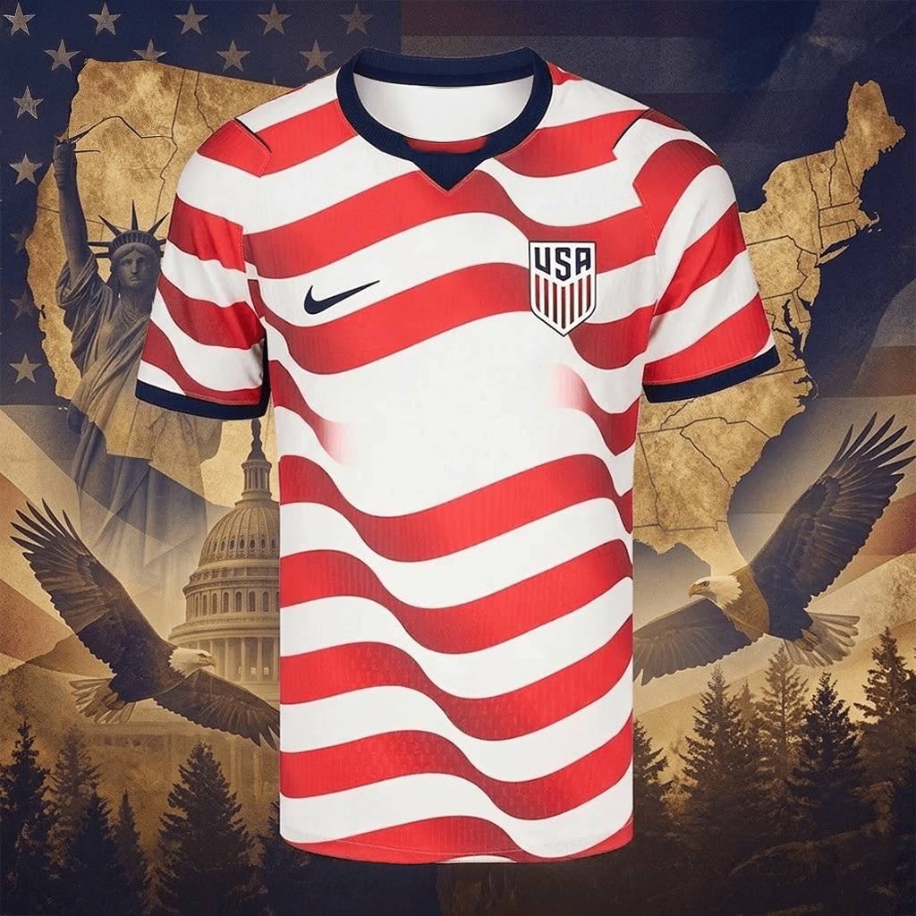 Custom USMNT World Cup 2026 Stripes Jersey USA FIFA World Cup Jersey Gifts For Soccer Supports