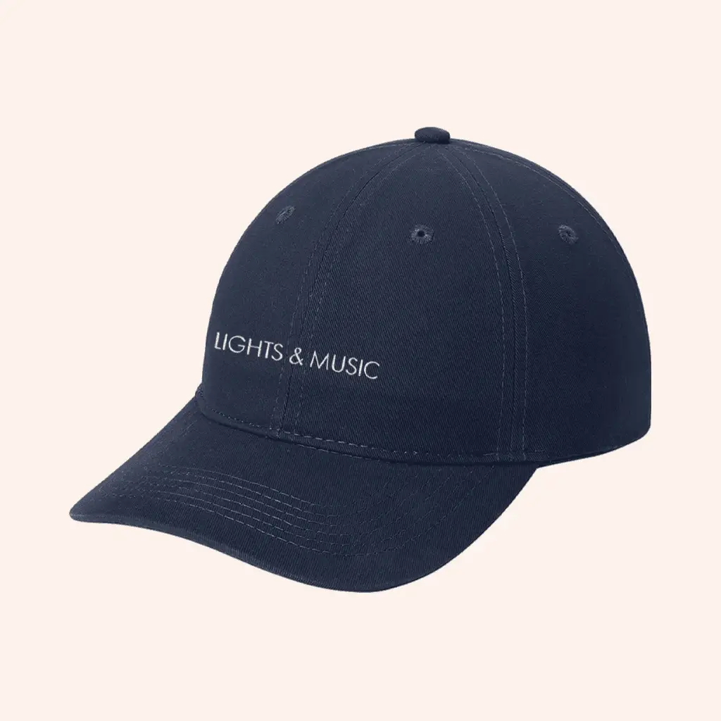 Cut Copy Merch Lights And Music Embroidered Hat Music Related Gifts For Guys -WearandDecor