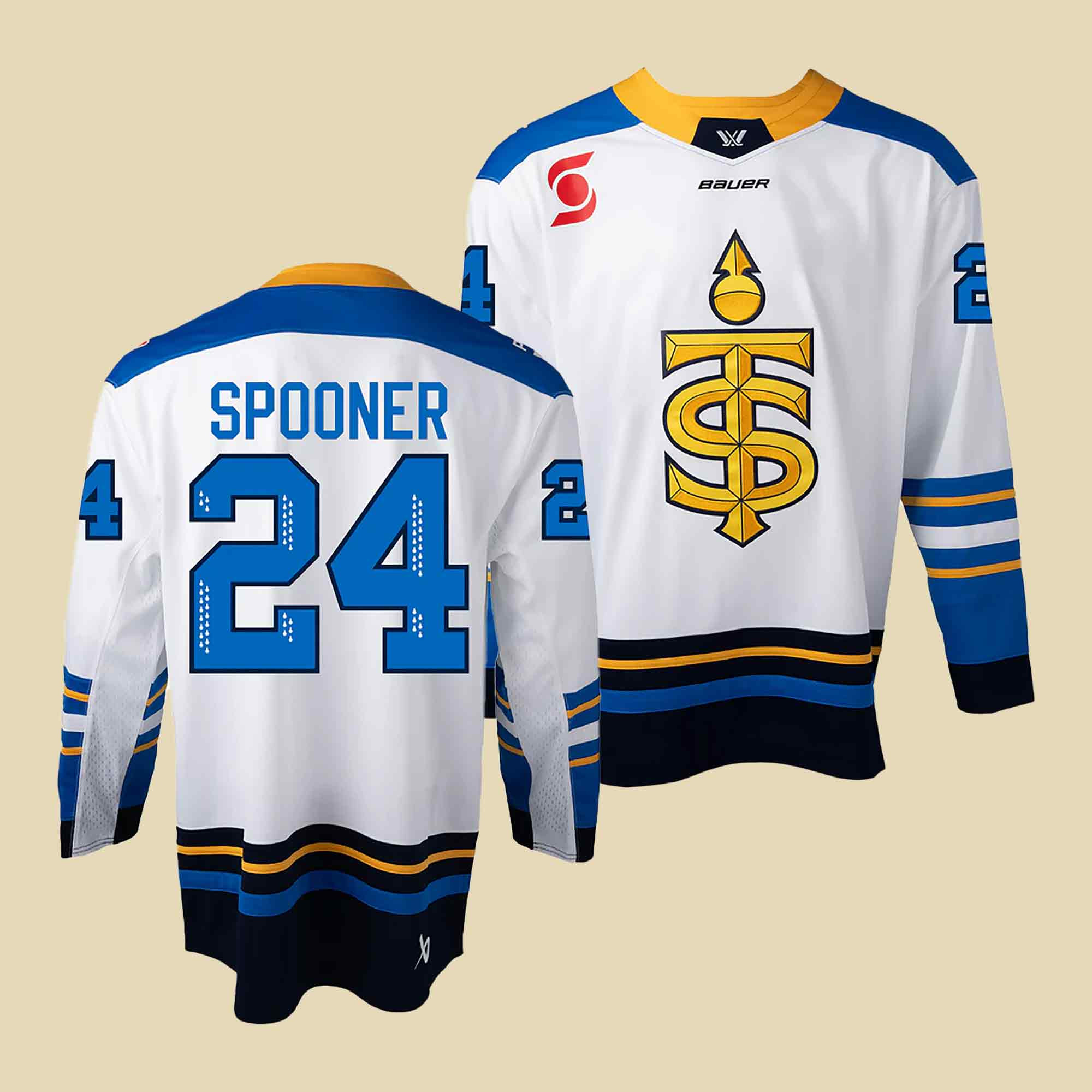 Cutom PWHL Merch Toronto Sceptres Natalie Spooner Bauer Away Jersey Hockey Merch Gift For PWHL Fans
