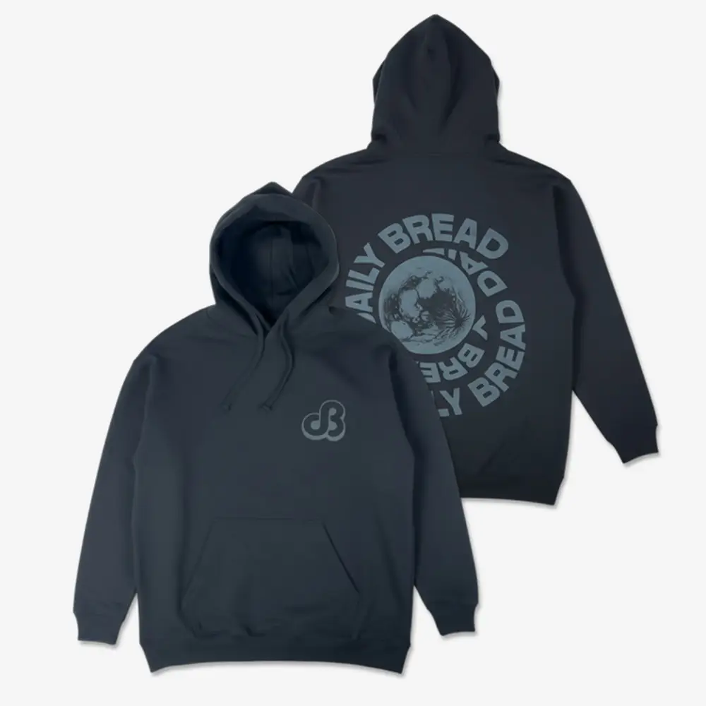 Daily Bread Swirl Hoodie Music Themed Daily Bread Apparel Best Gift For Music Fans