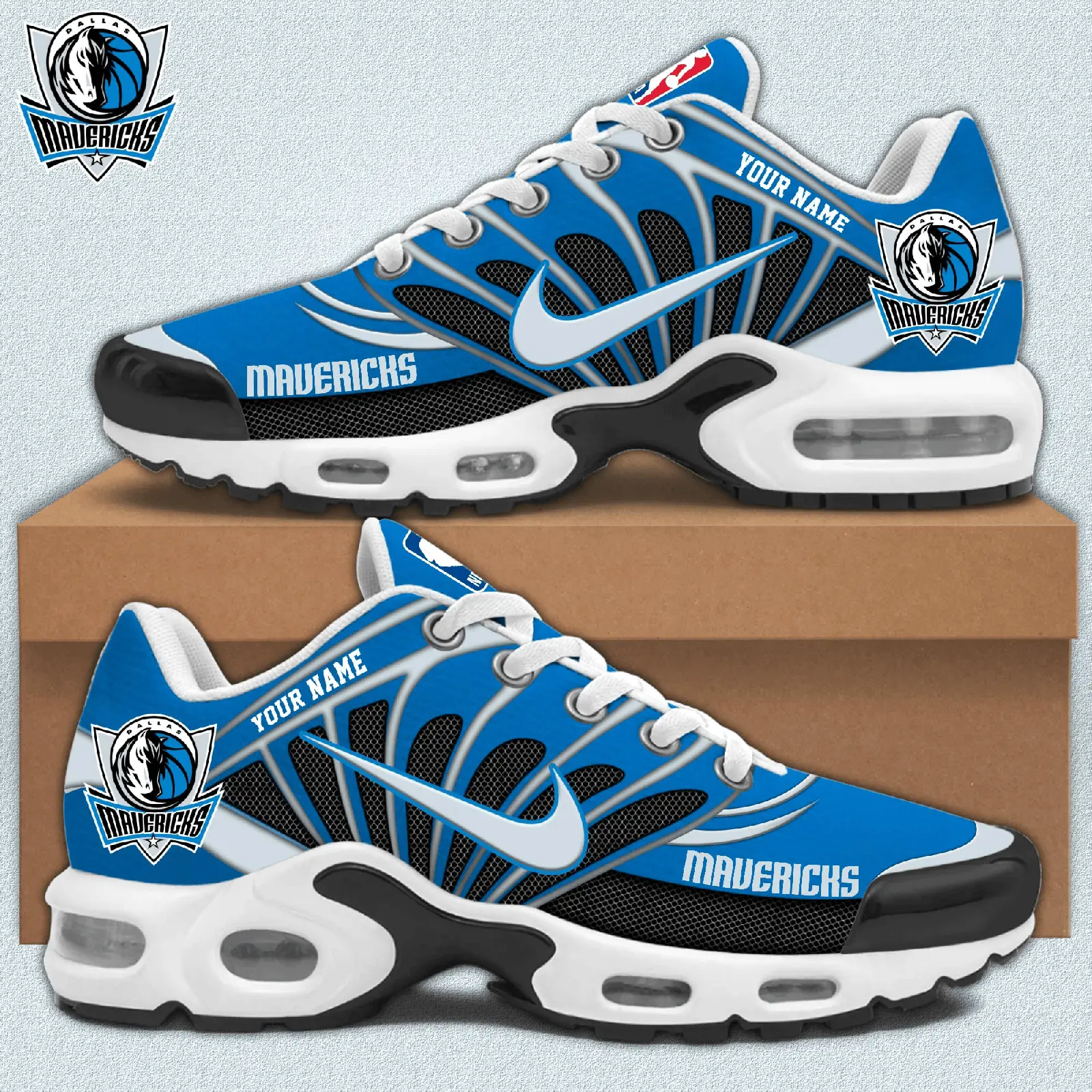 Dallas Mavericks Air Max Plus Shoes Sneakers For Men And Women
