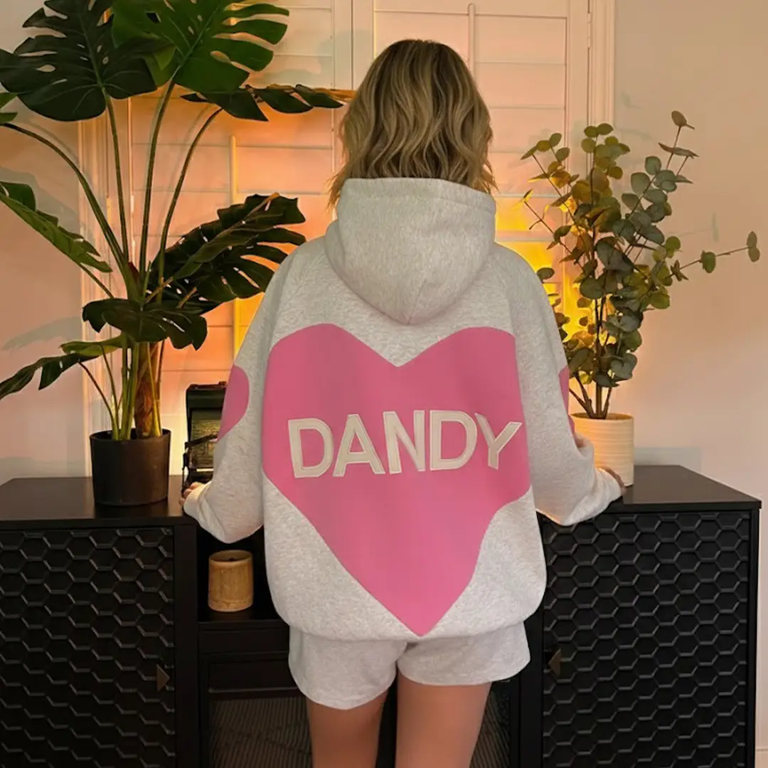 Dandy Worldwide Merch Big Heart Hoodie Birthday Gift for Bestie