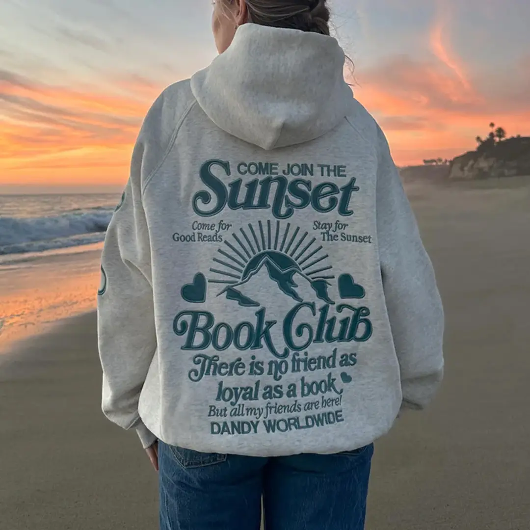 Dandy Worldwide Merch Book Club Hoodie Birthday Gift for Reading Lovers