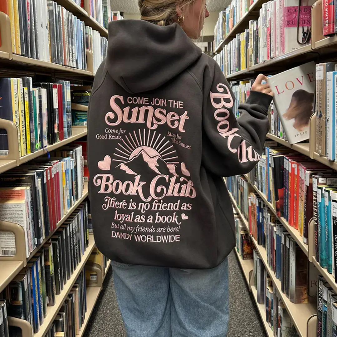 Dandy Worldwide Merch Book Club Hoodie Unique Gift for Reading Lovers