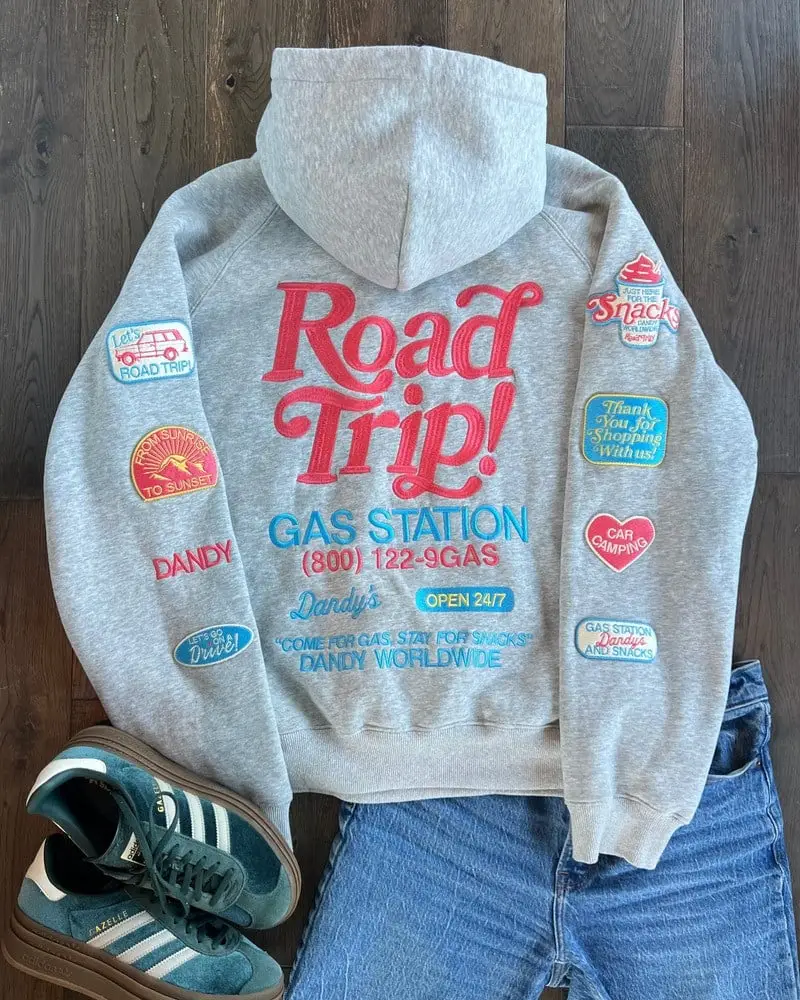 Dandy Worldwide Merch Road Trip Hoodie Camping Apparel Birthday Gift for Wife