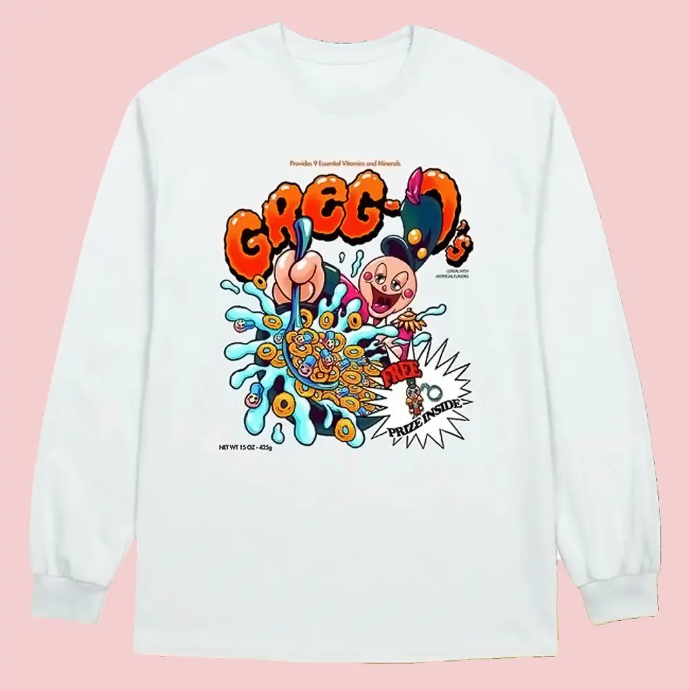 Danny Gonzalez Merch Greg-O’s White Crewneck Sweatshirt Gift For Birthday