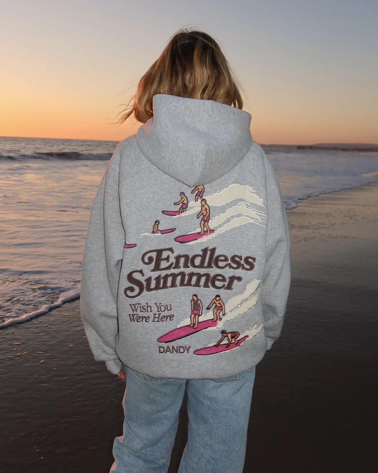 Danny Worldwide Merch Endless Summer Wish You Were Here Southern California Hoodie Gift For Girlfriend Boyfriend