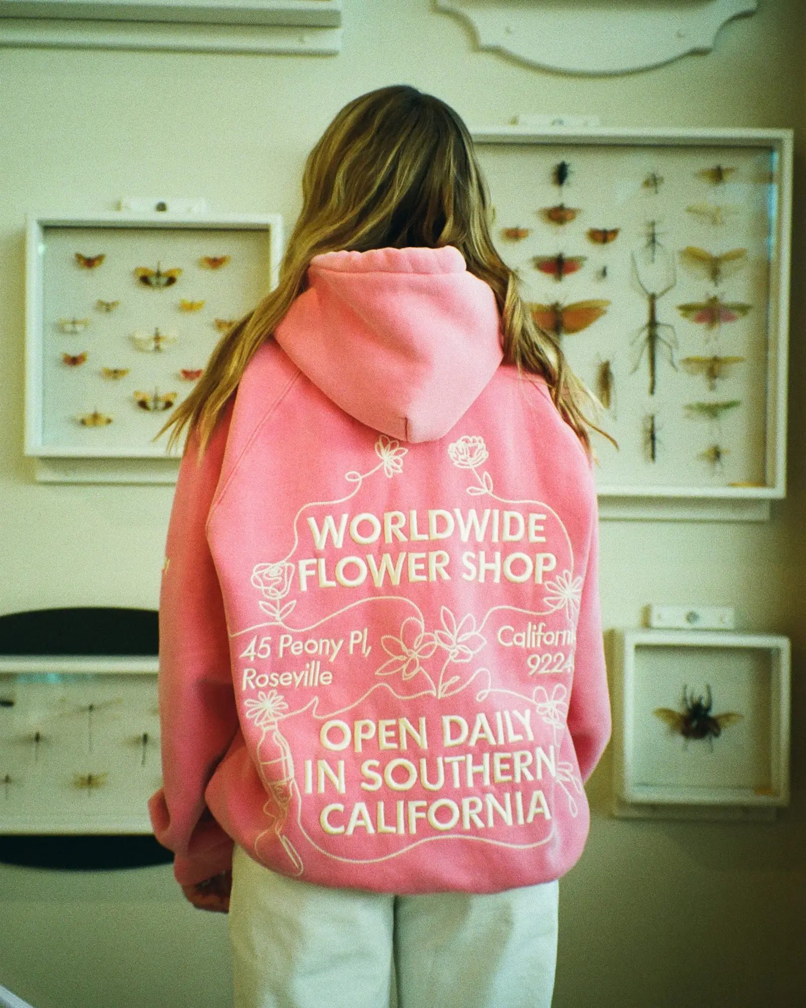 Danny Worldwide Merch Flower Shop Open Daily In Southern California Hoodie Present For Flower Lovers
