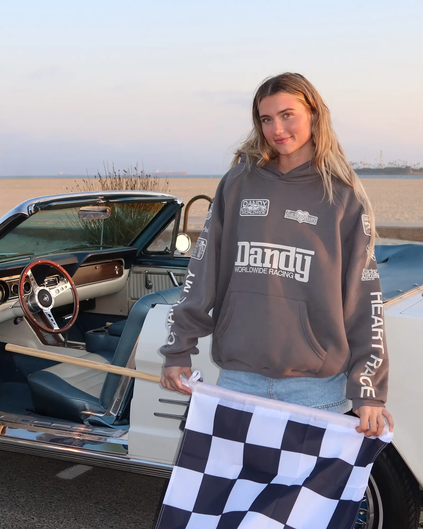 Danny Worldwide Merch Heart Race You Make My Heart Race Gift For Racing Lovers
