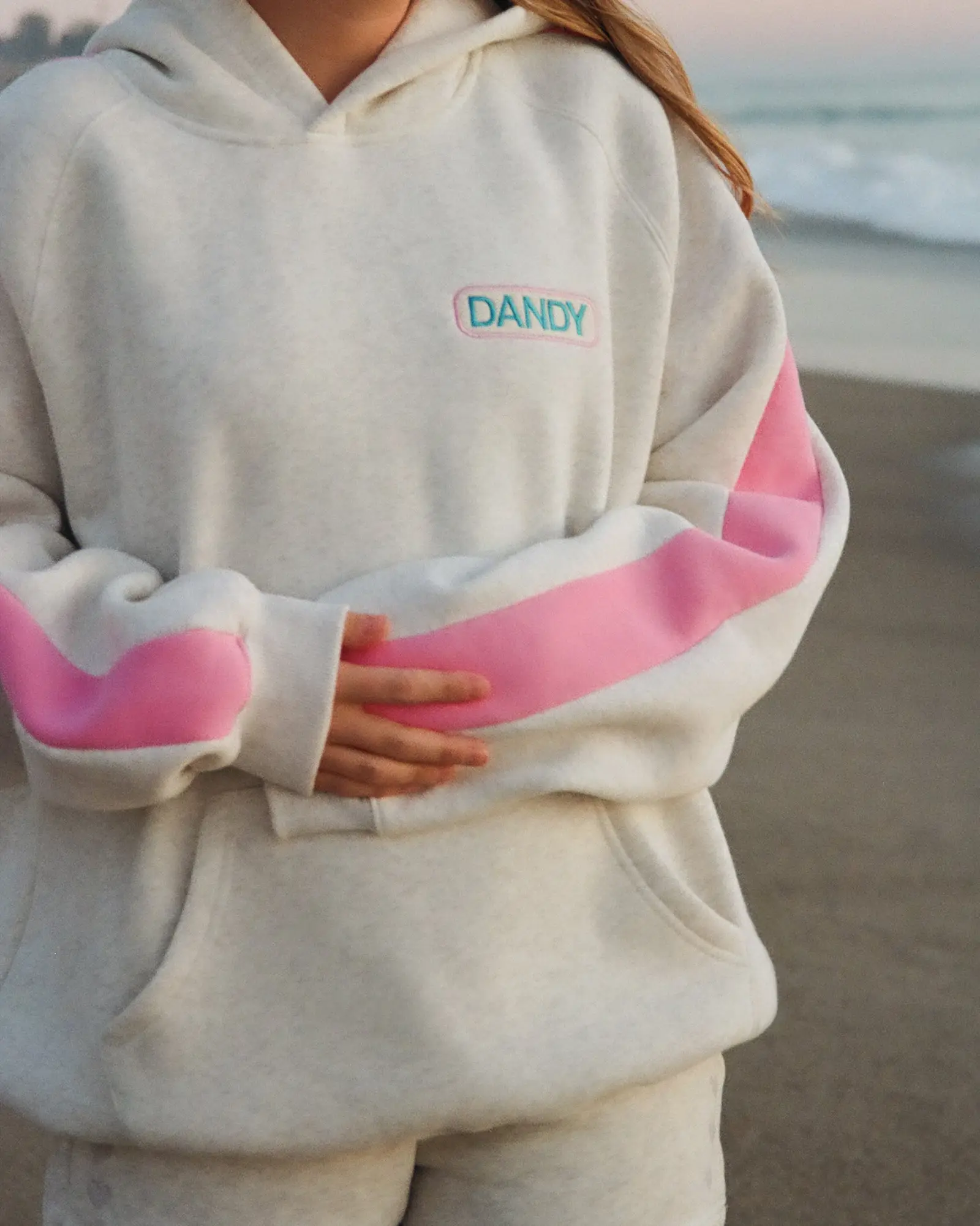 Danny Worldwide Merch Pink Stripe Hoodie Bithday Gift For Wife Danny Worldwide Merch Pink Stripe Hoodie Bithday Gift For Wife - Image 1