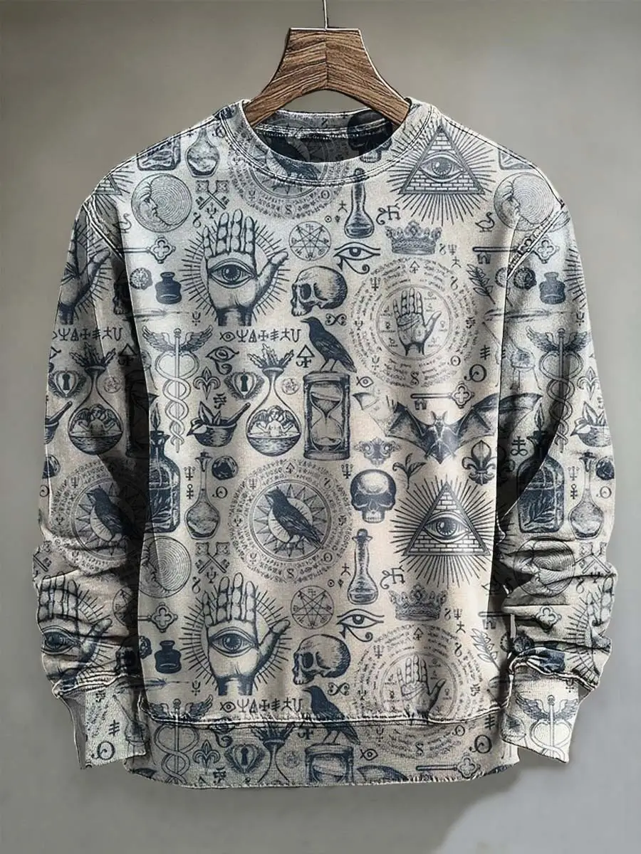 Dark Raven Halloween Sweatshirt Gothic Clothing Best Holiday Gift Ideas For Him