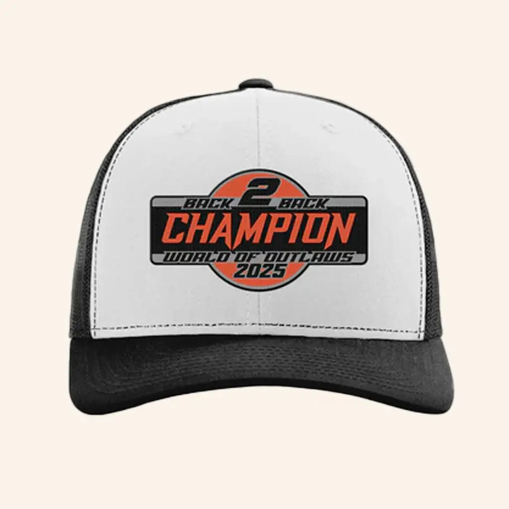 David Gravel Racing Merch 2025 Back2back Champion Trucker Hat Xmas Presents For Him - Wear&Decor