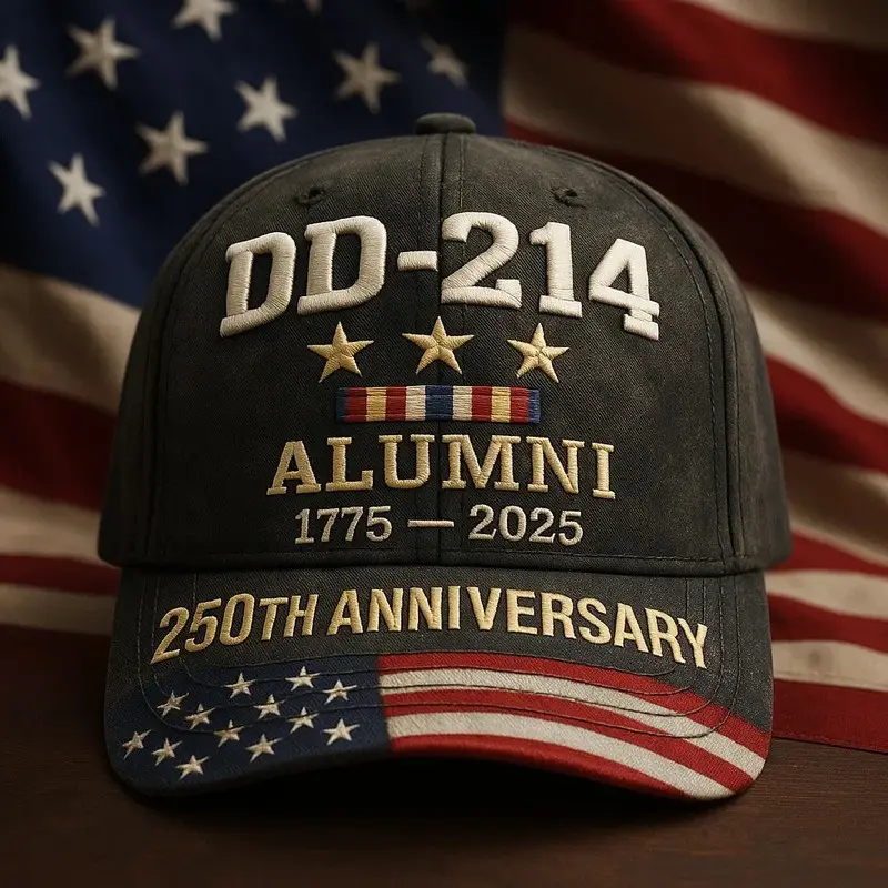 DD-214 Alumni 1775 2025 250th Anniversary USA Flag Patriot Veteran Gifts For Him
