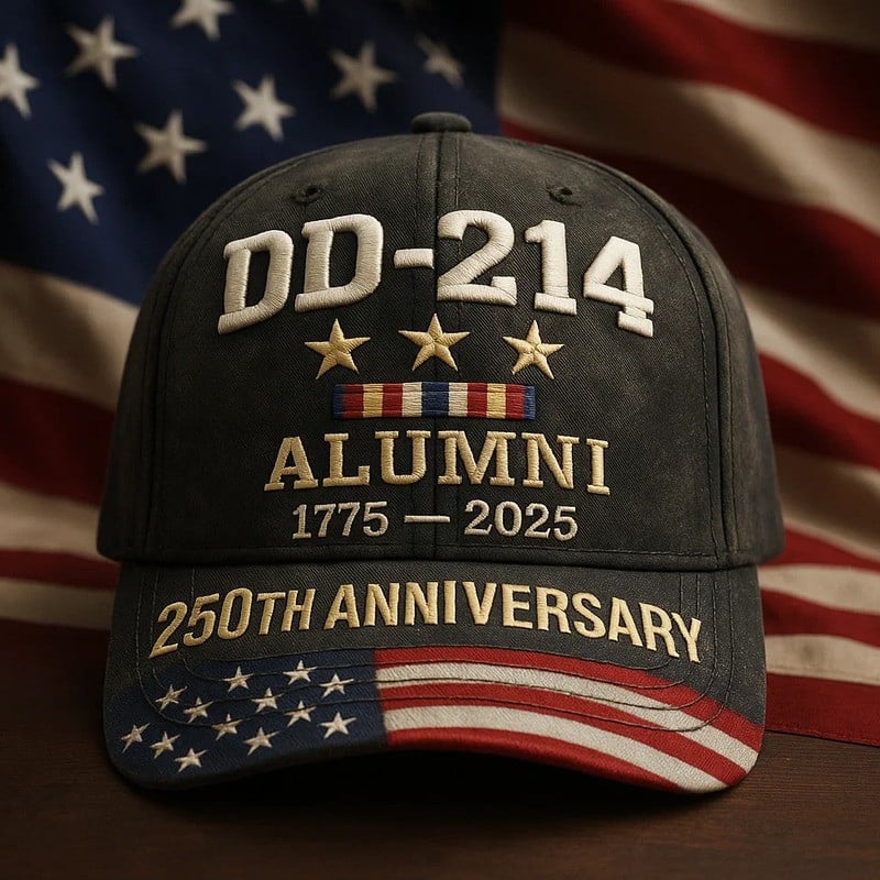 DD-214 Alumni 1775 2025 250th Anniversary USA Flag Patriot Veteran Gifts For Him