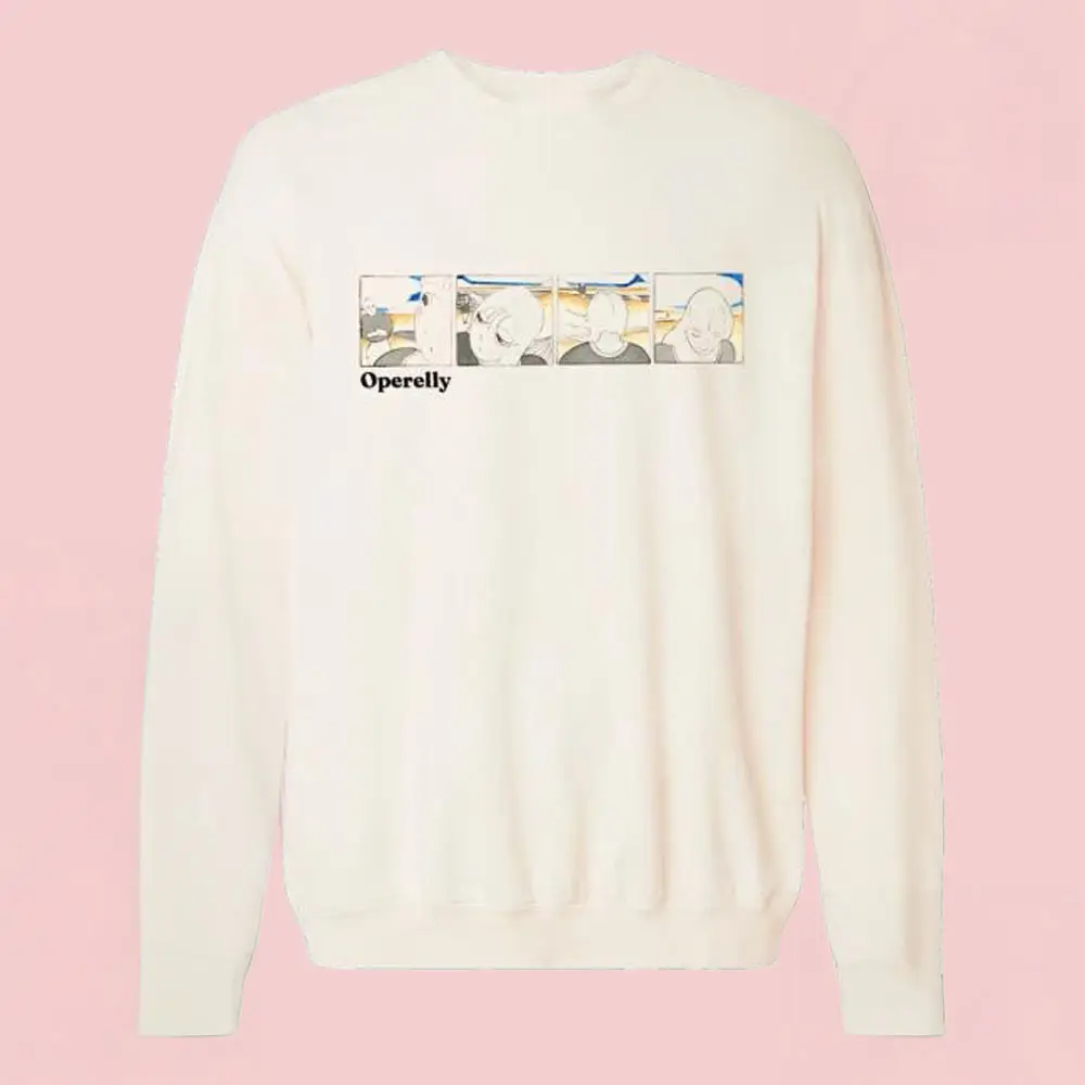 Dead Air Merch Operelly Minimalist Anime Sweatshirt Japanese Pop Culture Gift For Her