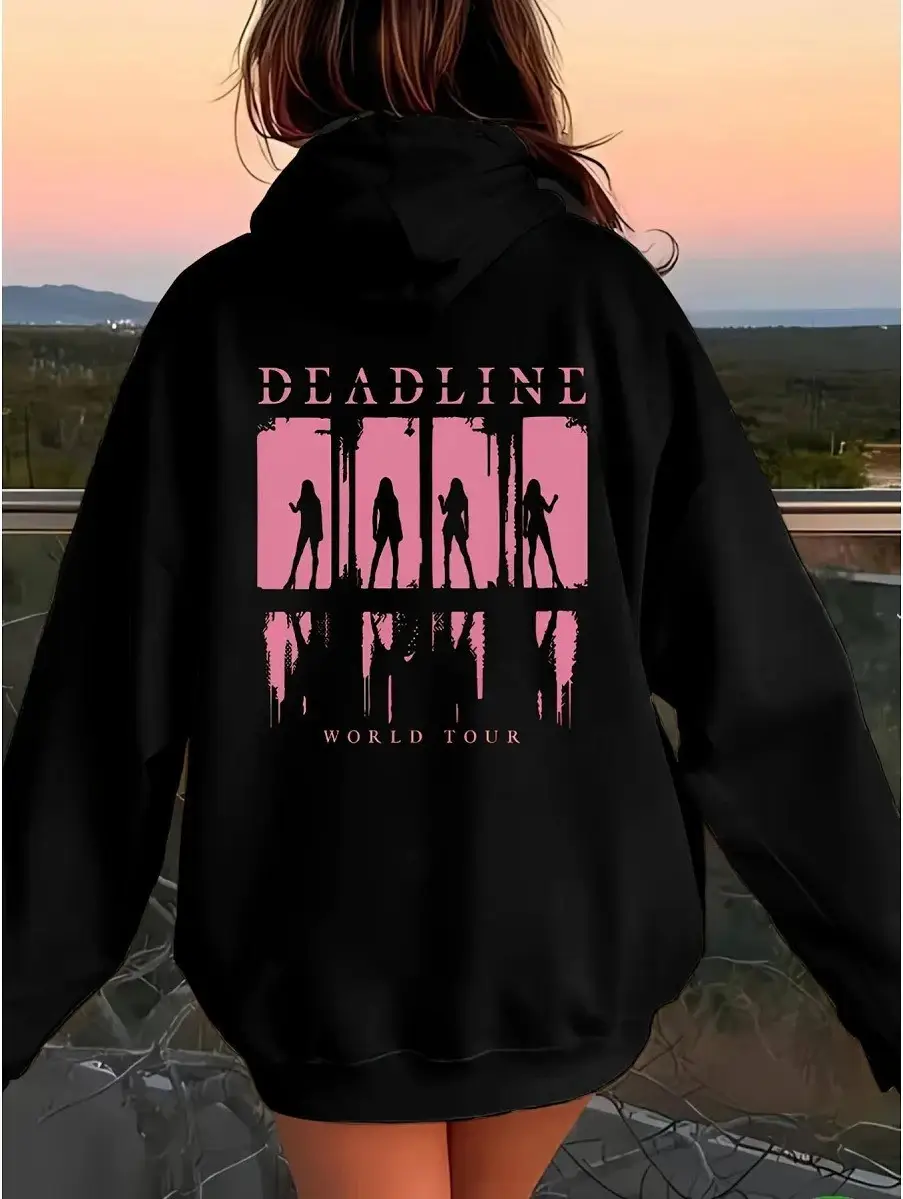 Deadline World Tour Blackpink Hoodie Kpop Music Band Fan Merch Presents For Blinks