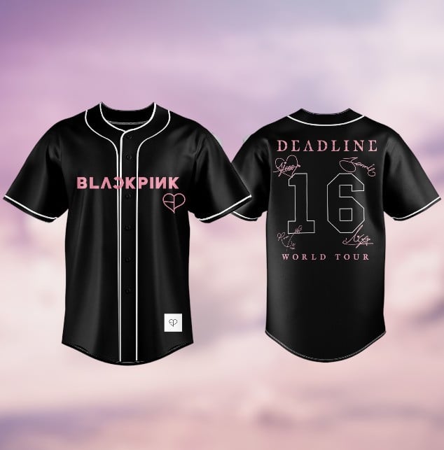 Deadline World Tour Signature Jersey Blackpink Clothing Best Gifts For Blinks