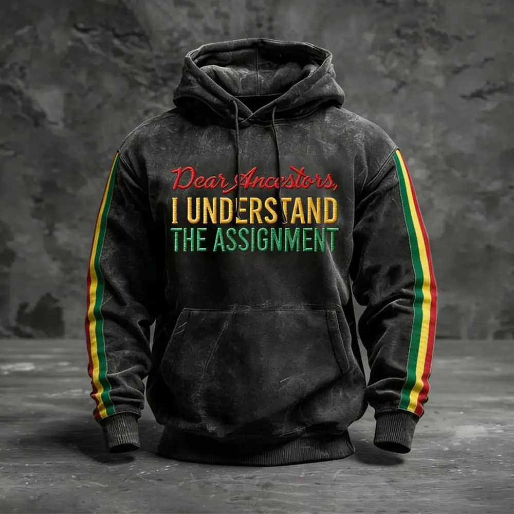 Dear Ancestors I Understand The Asignment Hoodie Black History Month Apparel Gift Idea Dear Ancestors I Understand The Asignment Hoodie Black History Month Apparel Gift Idea - Image 1