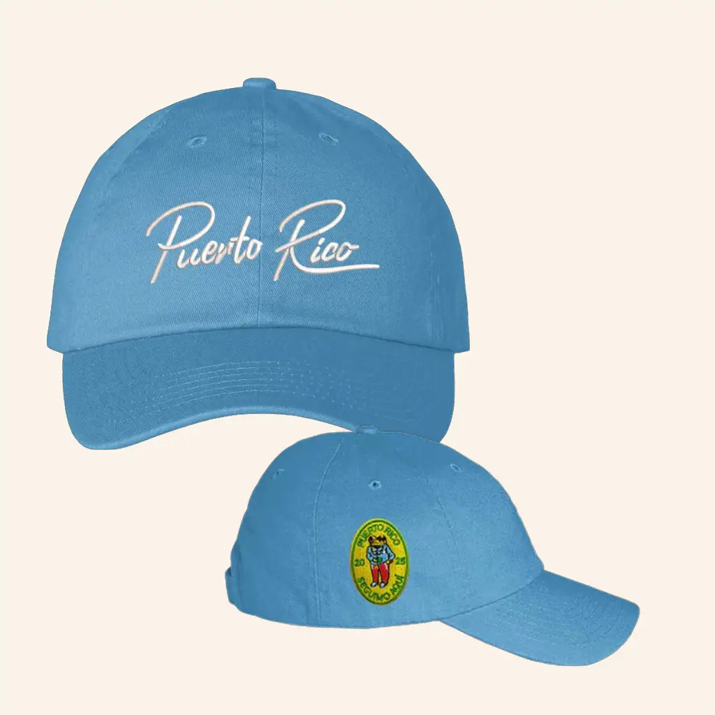 Debi Tirar Mas Fotos Merch Dtmf Blue Embroidered Hat Best Gift For Friends -WearandDecor