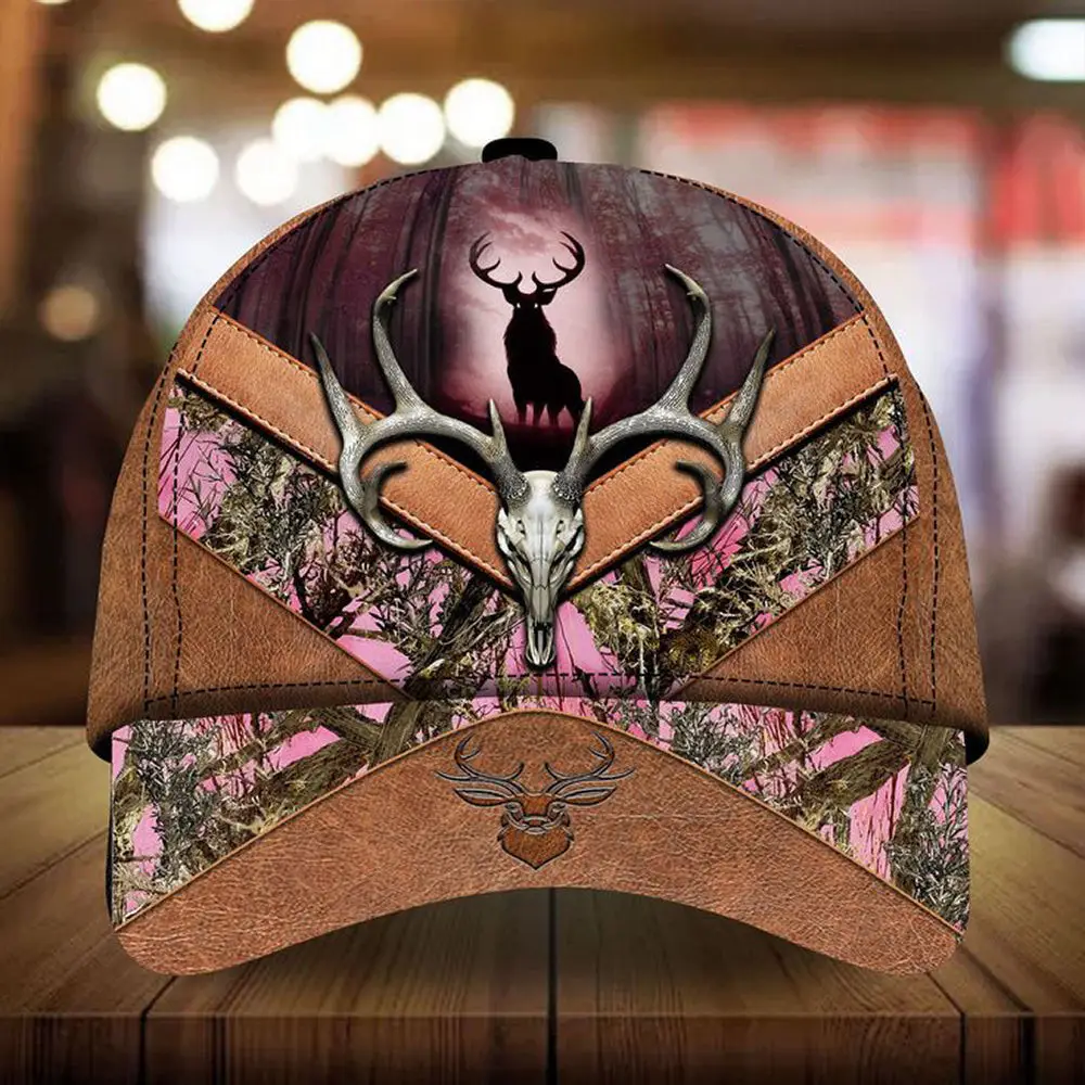 Deer Hunting Hats 3D Unique Hats For Guys Gift Ideas For Deer Hunters -WearandDecor