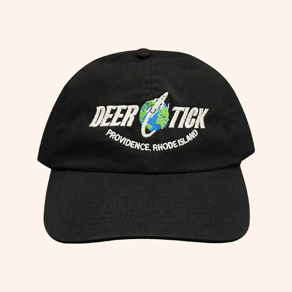 Deer Tick Merch Rocket Embroidered Hat Christmas Present Ideas For Dad -WearandDecor