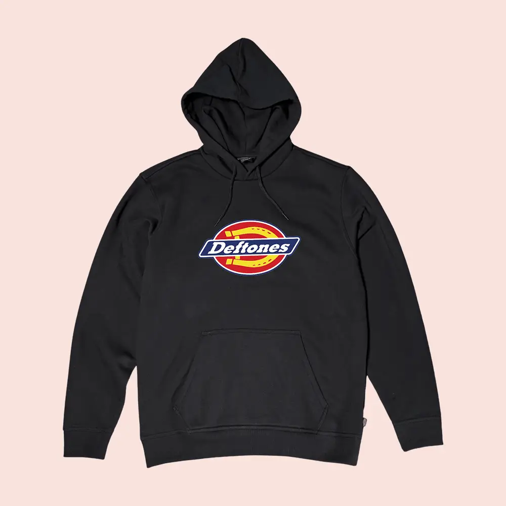 Deftones Merch Deftones X Dickies Hoodie Black Deftones Tour 2026 Metal Fan Apparel