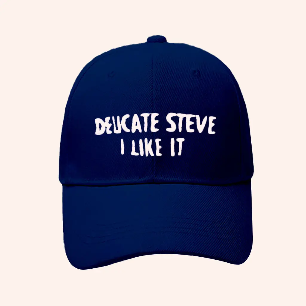 Delicate Steve Merch Delicate Steve I Like It Embroidered Hat Xmas Gifts For Men -WearandDecor