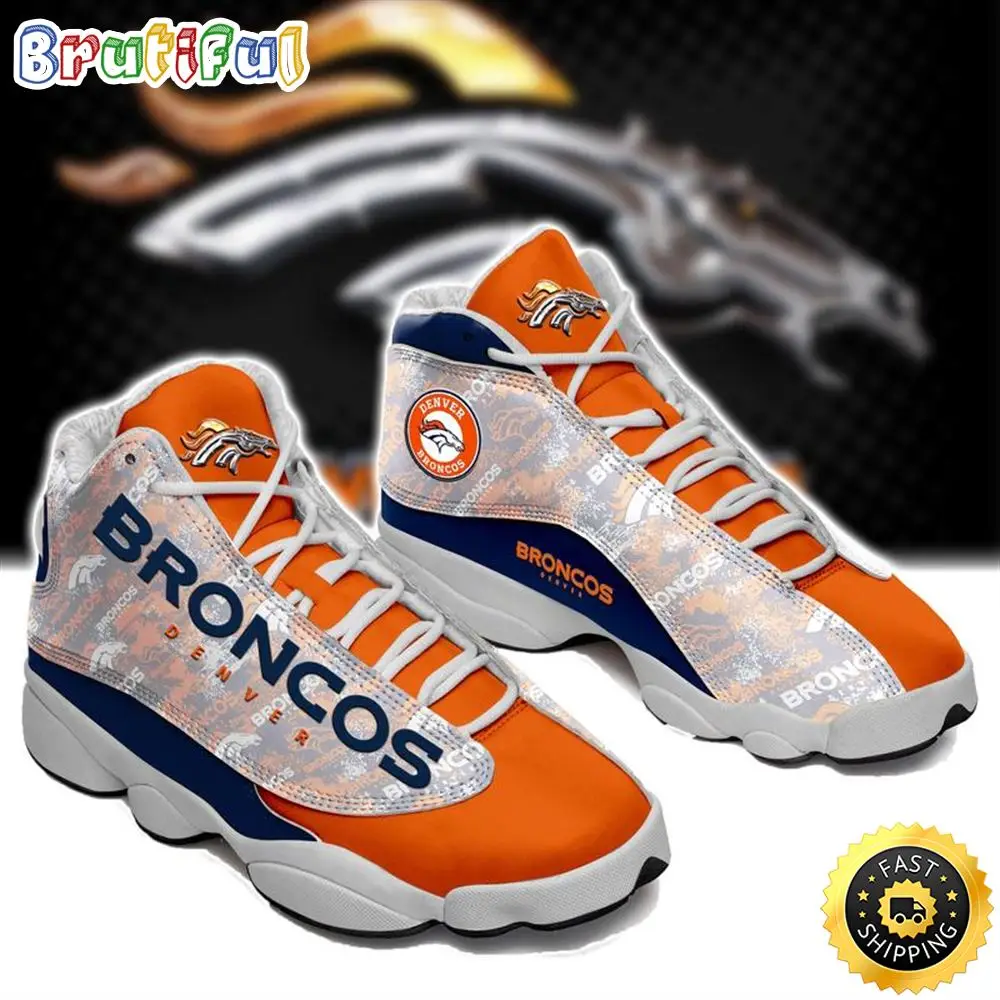 Denver Broncos Nfl Ver 6 Air Jordan 13 Sneaker