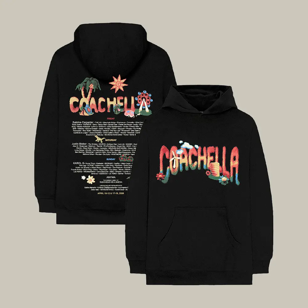 Desert Icons 2026 Hoodie Coachella Valley Music Apparel Music Lover Gift For Friends Desert Icons 2026 Hoodie Coachella Valley Music Apparel Music Lover Gift For Friends - Image 1