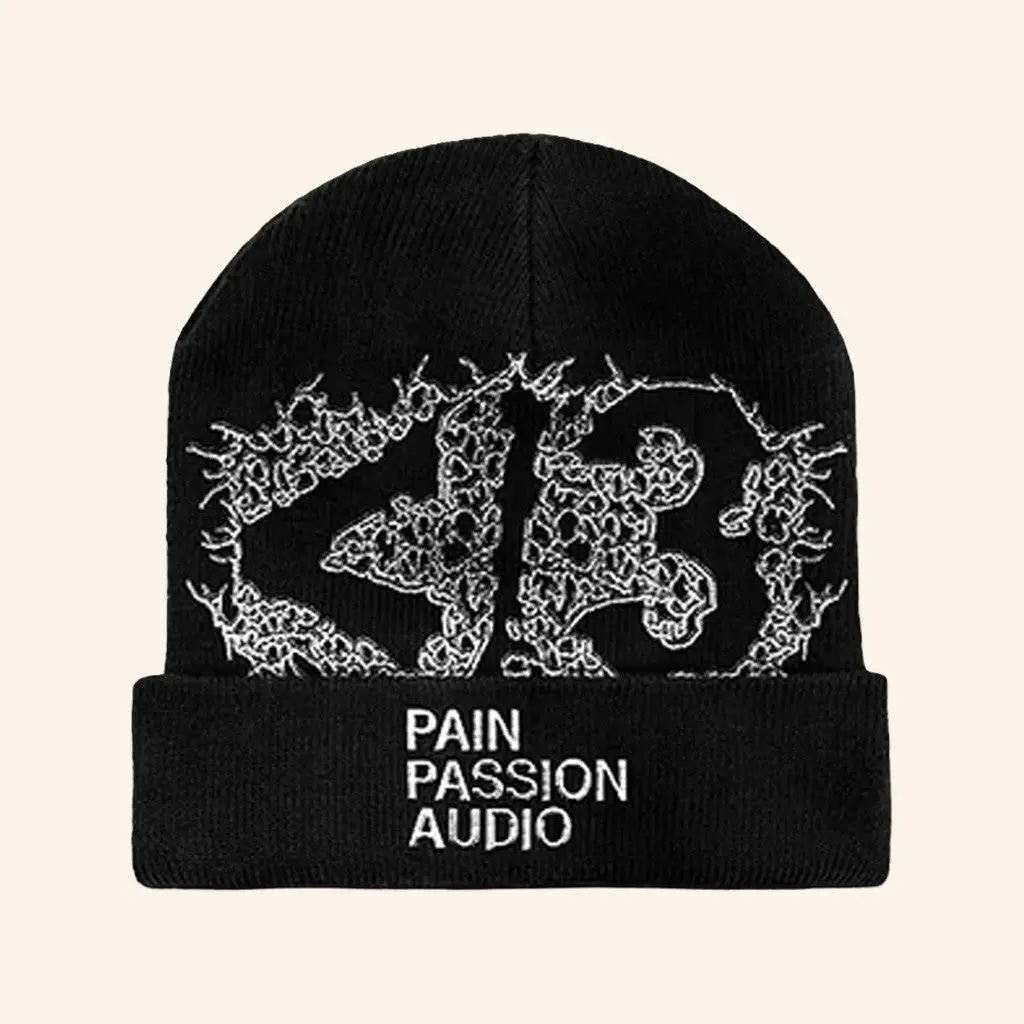 Destroy Lonely Merch Pain Passion Audio Beanie Gifts For Rap Lovers Gifts For Fans - Wear&Decor