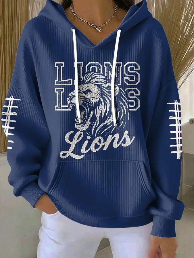 Detroit Lions Hoodie Game Day Fan Merch Unique Lions Christmas Gifts For Football Lovers