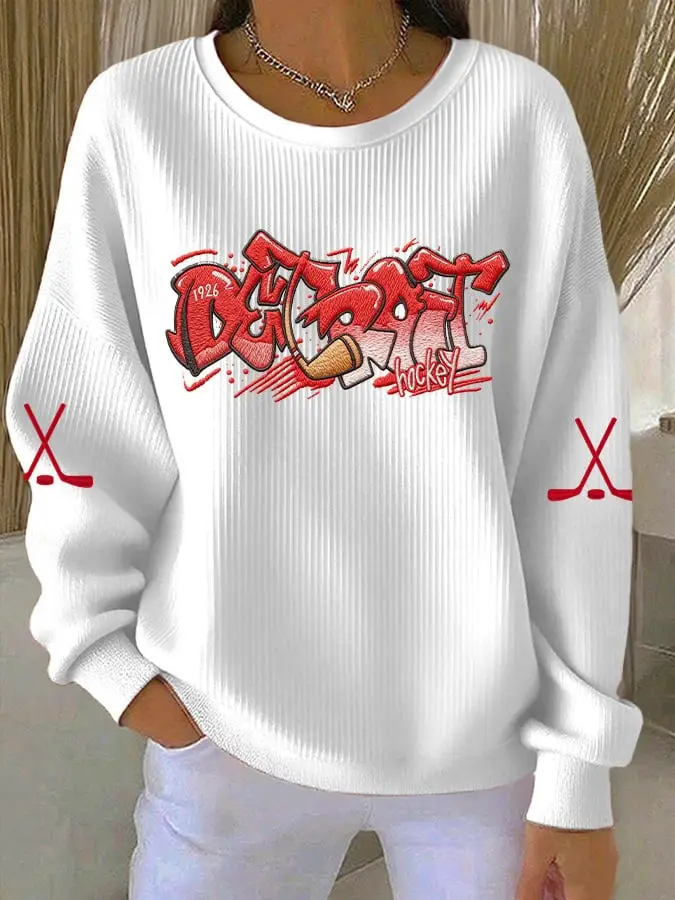Detroit Red Wings Hockey 1926 Sweatshirt Game Day Women’s Apparel Gift Ideas For Hockey Fans