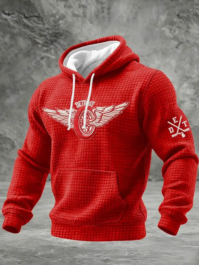 Detroit Red Wings Hoodie Game Day Apparel Red Wings Hockey Merch Best Gifts For Fans
