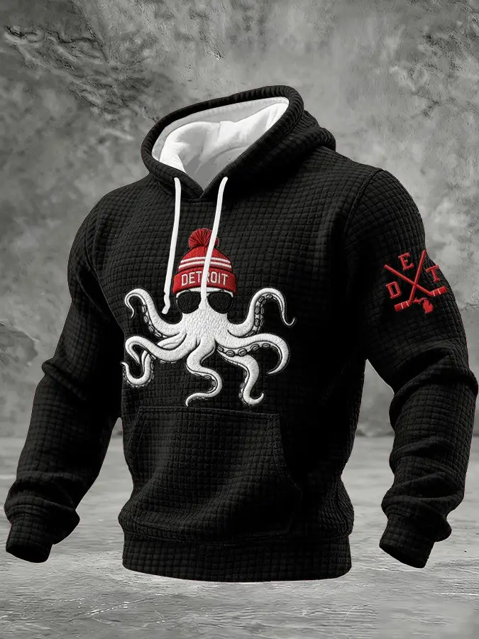 Detroit Red Wings Hoodie Ice Hockey Game Day Apparel Red Wings Merch Best Gifts For Fans