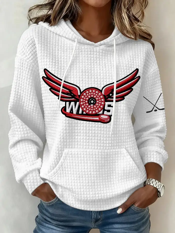 Detroit Red Wings Hoodie Ice Hockey Game Day Apparel Red Wings Merch Unique Gifts For Fans