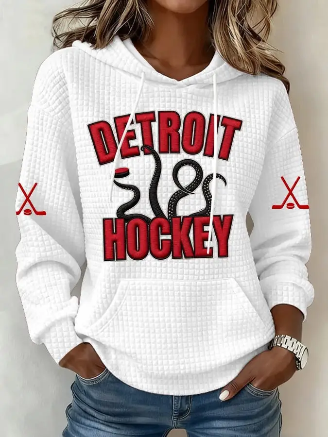 Detroit Red Wings Hoodie Women’s Game Day Outfits Detroit Hockey Merch Present For Fans