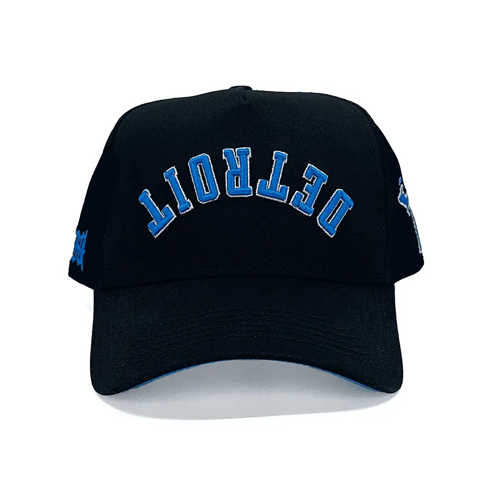 Detroit Upside Down Hat Trend Detroit Reversed Trucker Hat Best Father's Day Gifts For Husband -WearandDecor