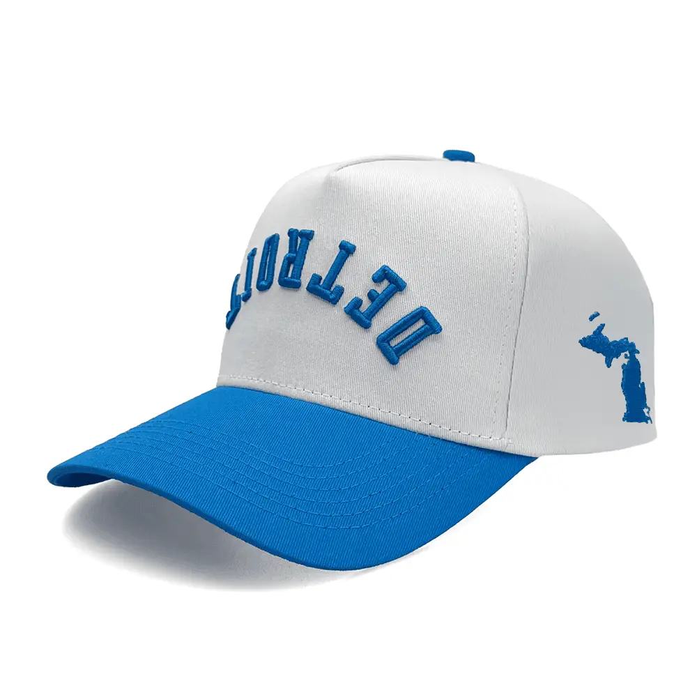 Detroit Upside Down Hat Trend Detroit Reversed Trucker Hat Detroit Merch Father's Day Gifts -WearandDecor