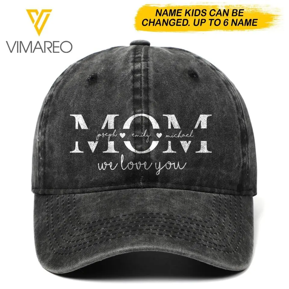Dh Personalized Mom Kid Peaked Hat Mother's Day Gifts For Elderly