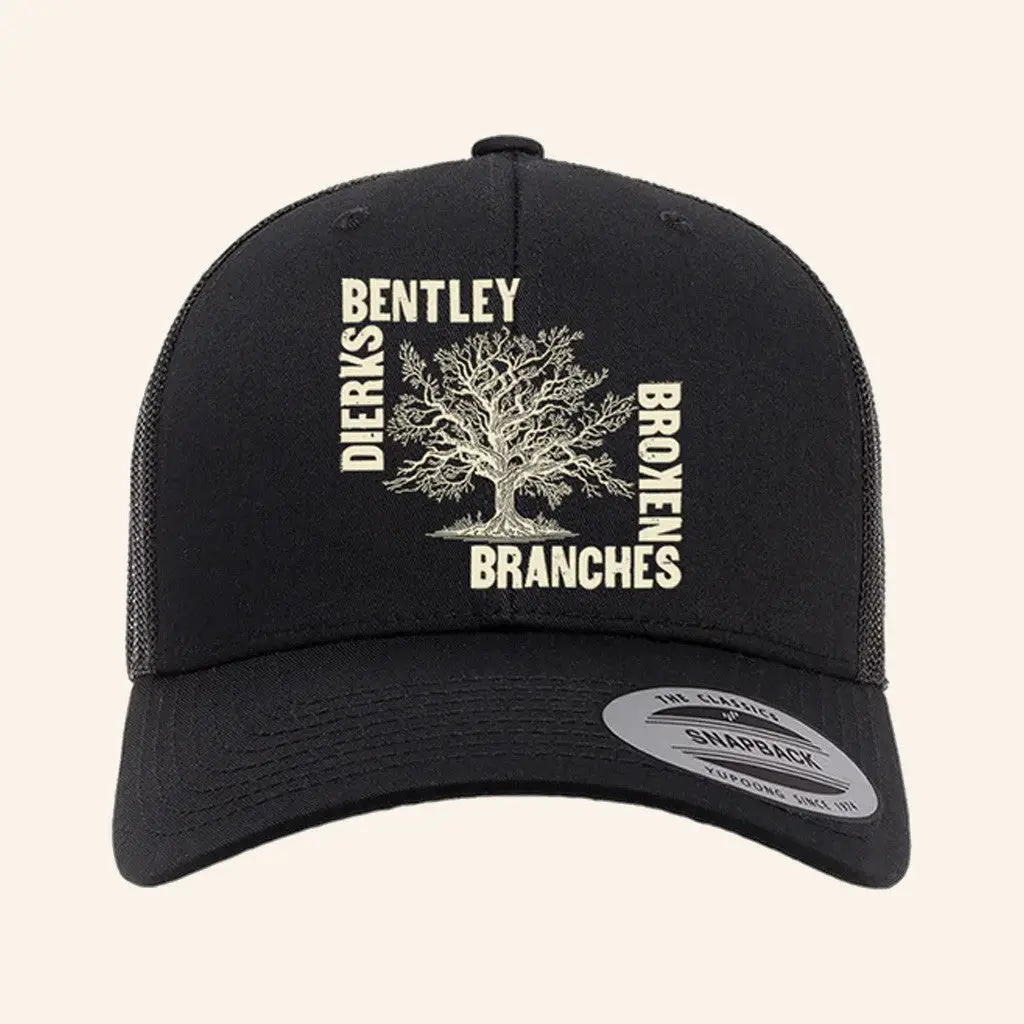 Dierks Bentley Merch Tour 2025 Broken Branches Trucker Hat Best Gifts For Music Lovers -WearandDecor Dierks Bentley Merch Tour 2025 Broken Branches Trucker Hat Best Gifts For Music Lovers -WearandDecor - Image 1