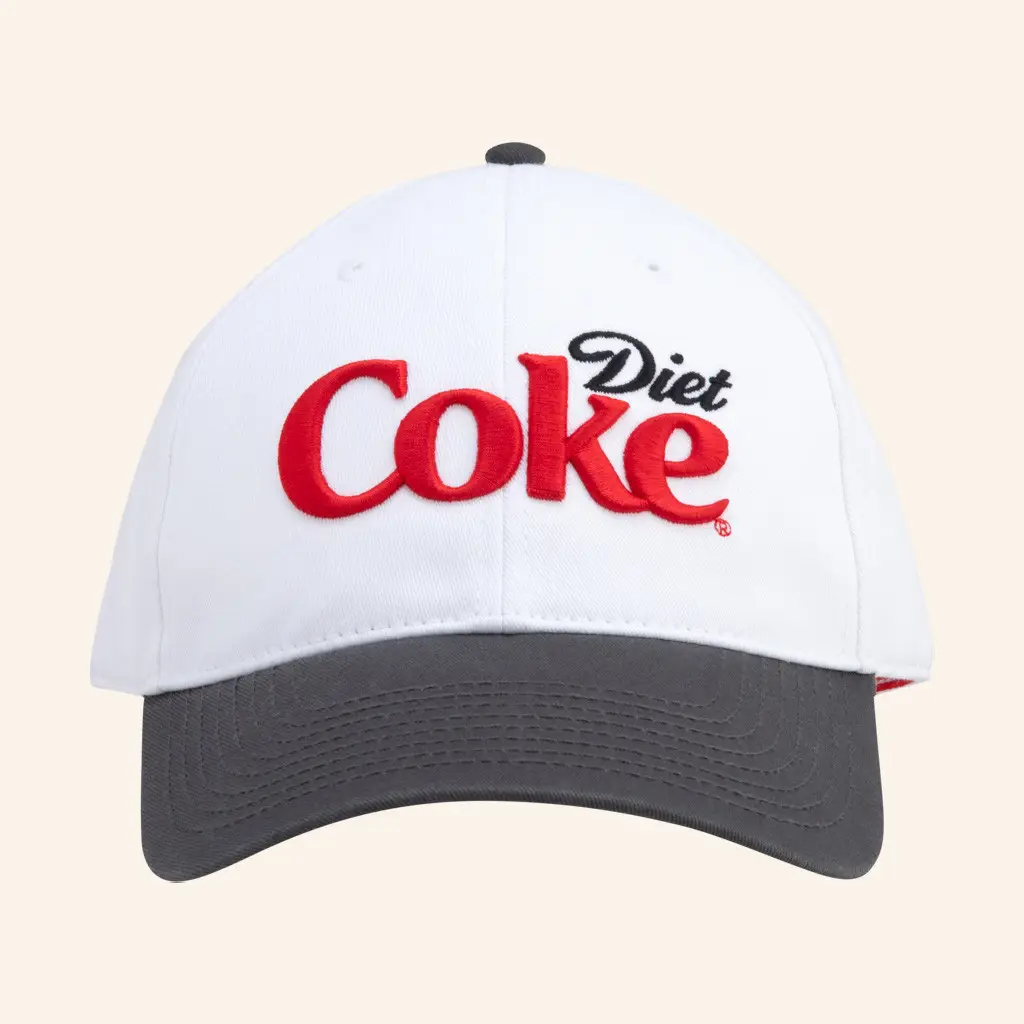 Diet Coke Merch Diet Coke Ballpark Baseball Hat Embroidered Birthday Present For Husband Diet Coke Merch Diet Coke Ballpark Baseball Hat Embroidered Birthday Present For Husband - Image 1