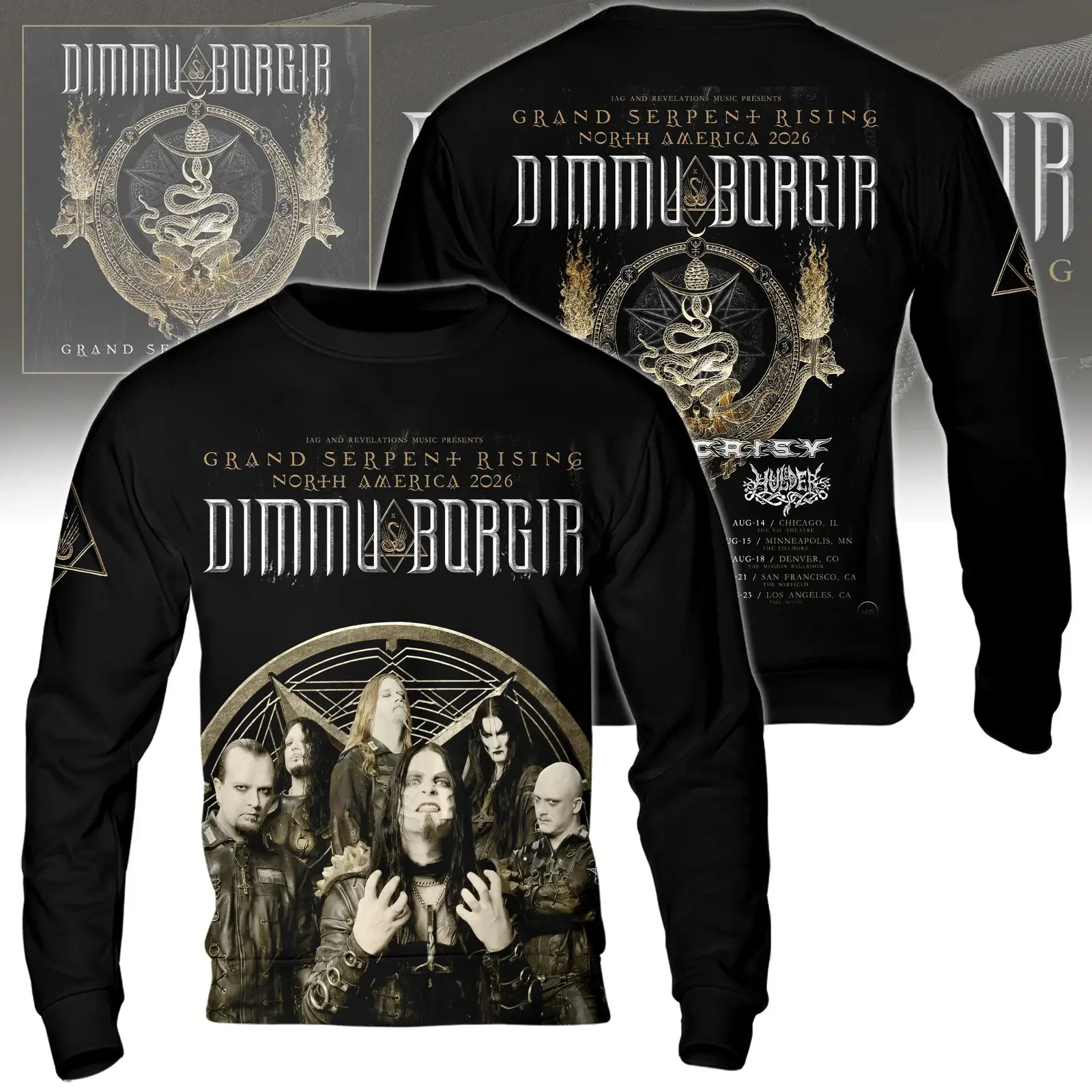 Dimmu Borgir 2026 Sweatshirt In Sorte Diaboli Clothes Gifts For Fans Dimmu Borgir 2026 Sweatshirt In Sorte Diaboli Clothes Gifts For Fans - Image 1