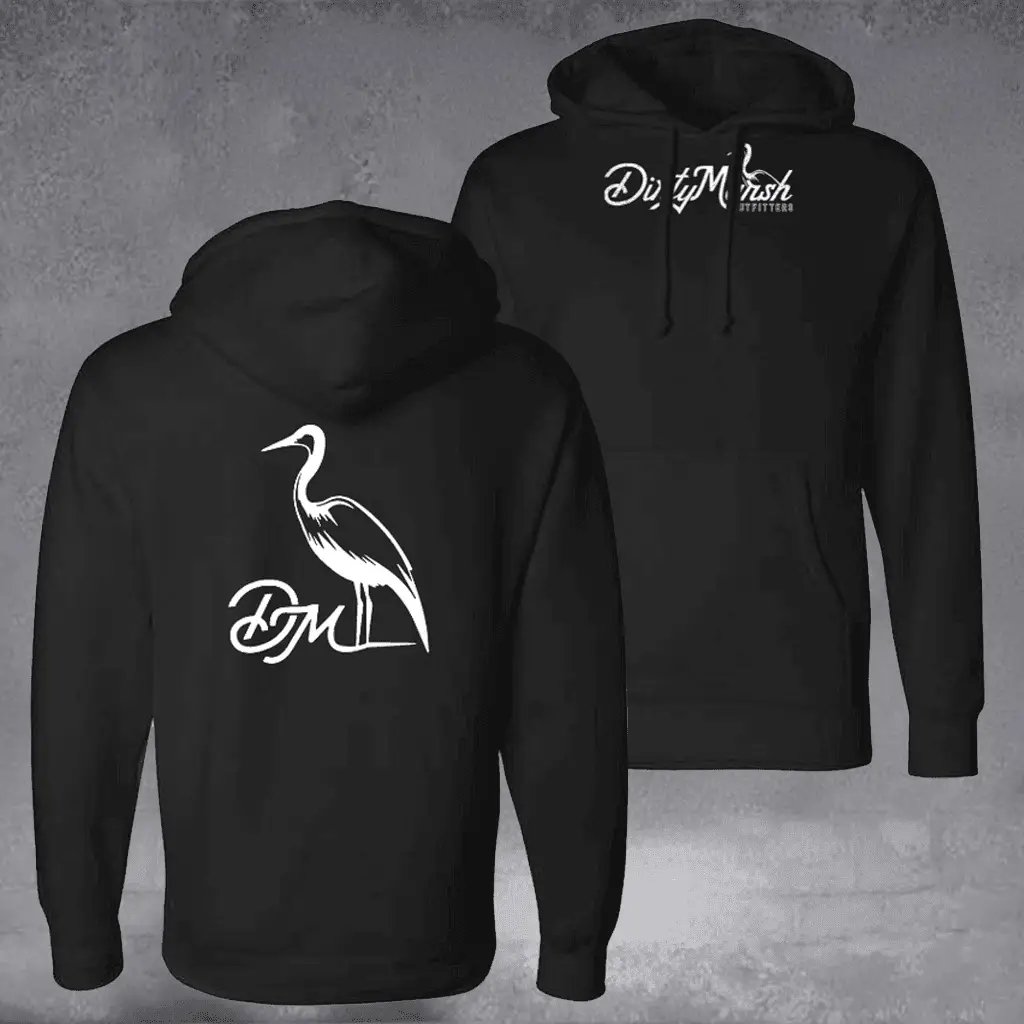 Dirty Marsh Outfitters Merch Backshore Hoodie Coastal Apparel Gift for Mens