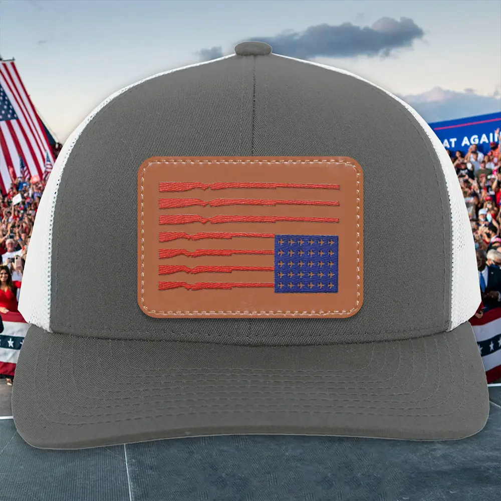Distress Flag Embroidered Hat American Distress Flag Hat Pro Trump Merch Gun Lovers Gifts
