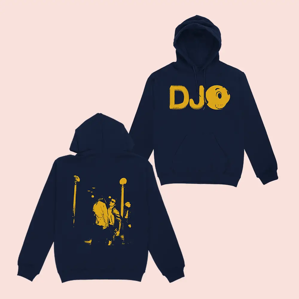 Djo Smiley Face Logo Pullover Hoodie Joe Keery Hooded Sweatshirt Best Fan Gift Djo Smiley Face Logo Pullover Hoodie Joe Keery Hooded Sweatshirt Best Fan Gift - Image 1