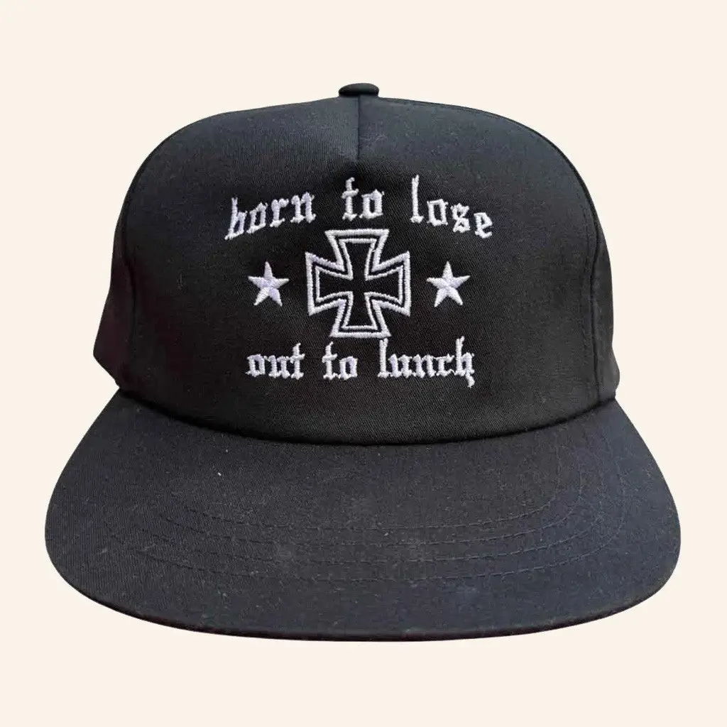 Dog London Merch Born To Love Out To Lucky Embroidered Snapback Hat Gift Ideas For Husband -WearandDecor